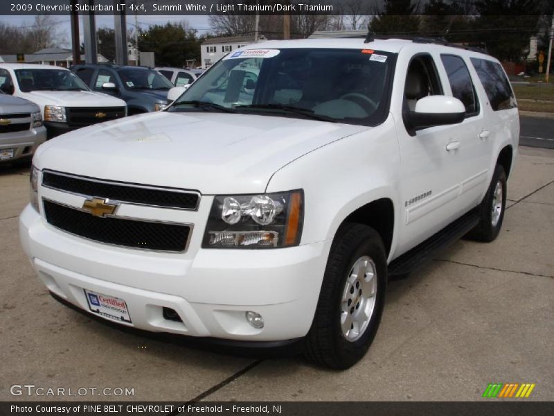 Summit White / Light Titanium/Dark Titanium 2009 Chevrolet Suburban LT 4x4