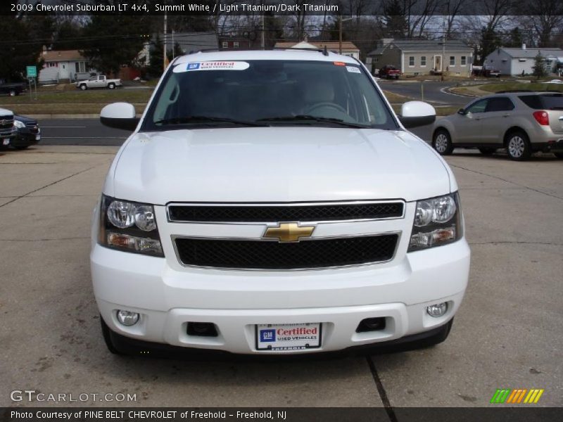 Summit White / Light Titanium/Dark Titanium 2009 Chevrolet Suburban LT 4x4