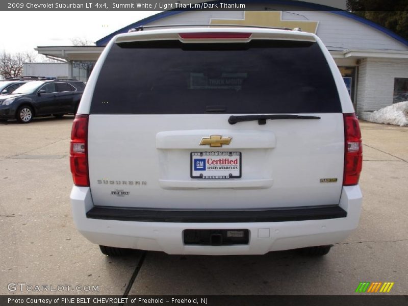 Summit White / Light Titanium/Dark Titanium 2009 Chevrolet Suburban LT 4x4
