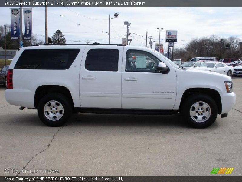 Summit White / Light Titanium/Dark Titanium 2009 Chevrolet Suburban LT 4x4
