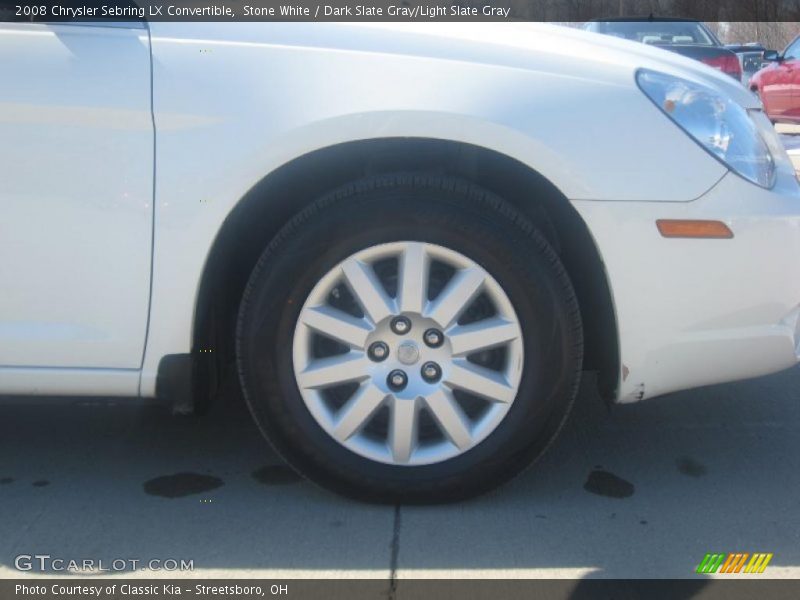 Stone White / Dark Slate Gray/Light Slate Gray 2008 Chrysler Sebring LX Convertible