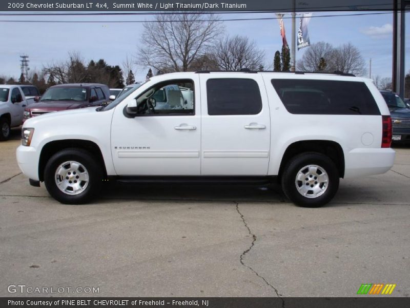 Summit White / Light Titanium/Dark Titanium 2009 Chevrolet Suburban LT 4x4