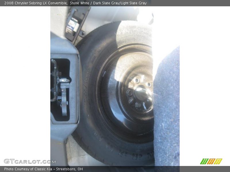 Stone White / Dark Slate Gray/Light Slate Gray 2008 Chrysler Sebring LX Convertible