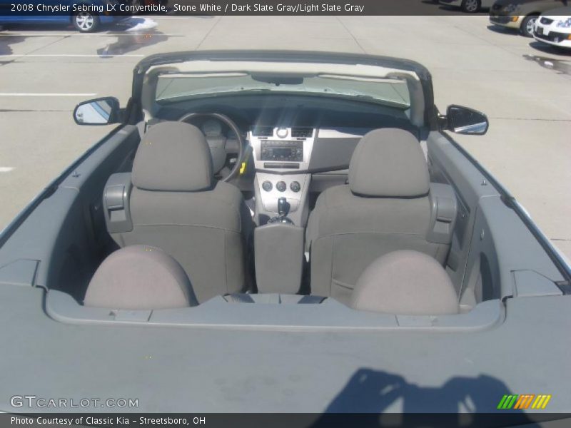Stone White / Dark Slate Gray/Light Slate Gray 2008 Chrysler Sebring LX Convertible