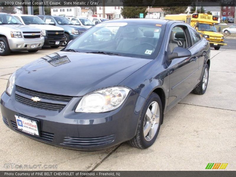 Slate Metallic / Gray 2009 Chevrolet Cobalt LT Coupe