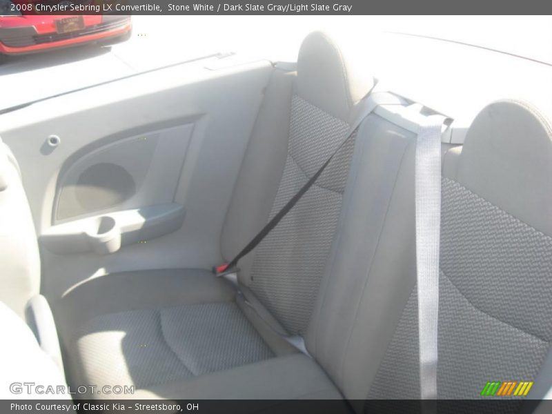 Stone White / Dark Slate Gray/Light Slate Gray 2008 Chrysler Sebring LX Convertible
