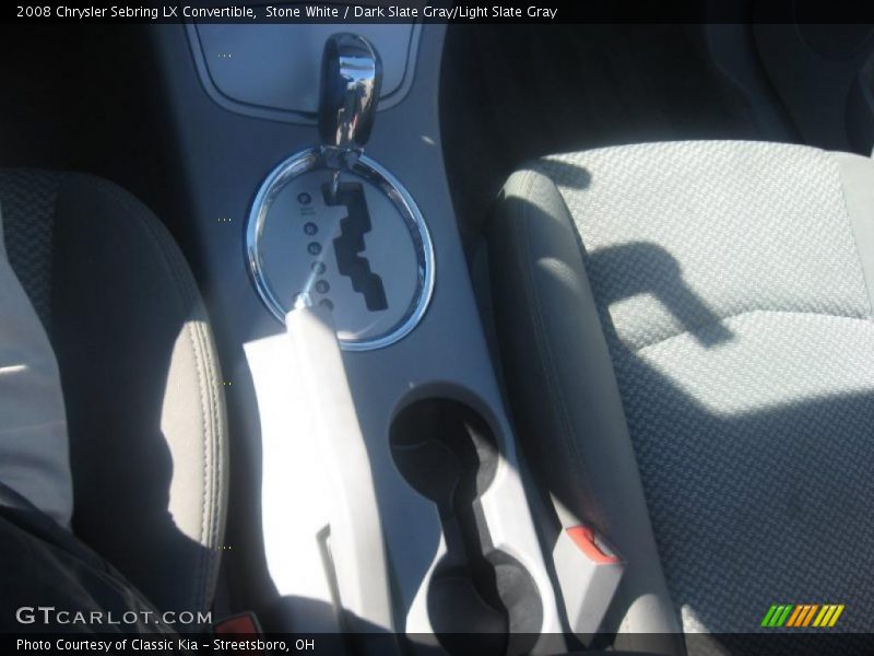 Stone White / Dark Slate Gray/Light Slate Gray 2008 Chrysler Sebring LX Convertible