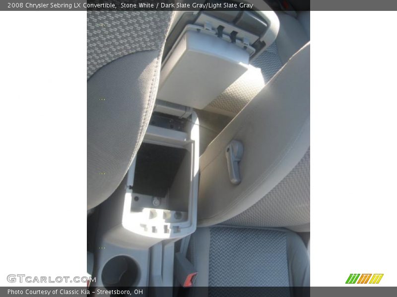 Stone White / Dark Slate Gray/Light Slate Gray 2008 Chrysler Sebring LX Convertible
