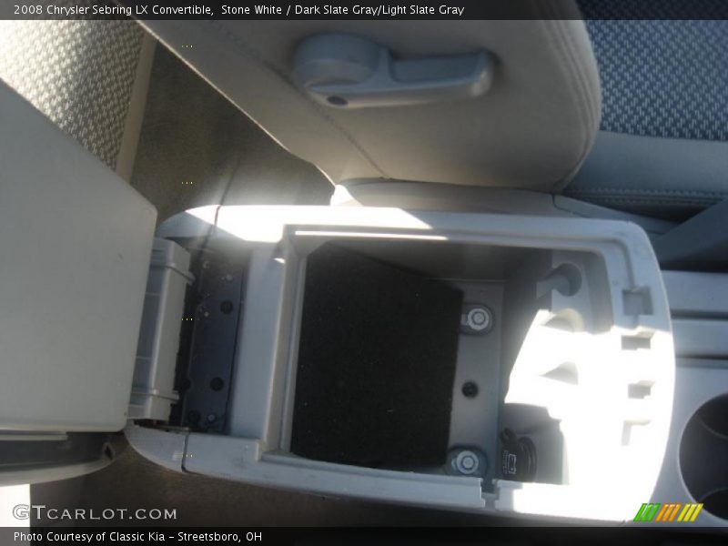Stone White / Dark Slate Gray/Light Slate Gray 2008 Chrysler Sebring LX Convertible