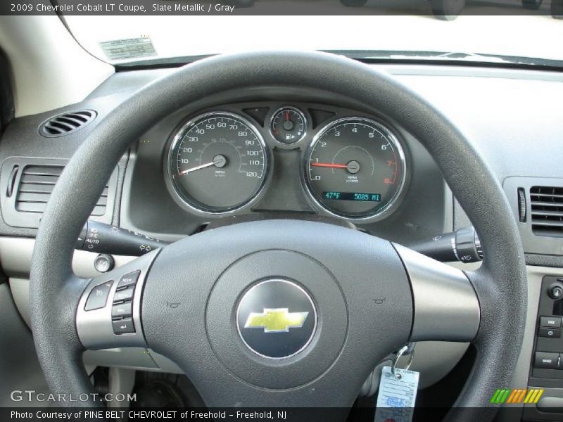 Slate Metallic / Gray 2009 Chevrolet Cobalt LT Coupe
