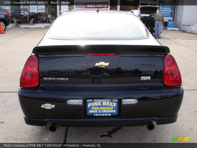 Black / Ebony 2006 Chevrolet Monte Carlo SS