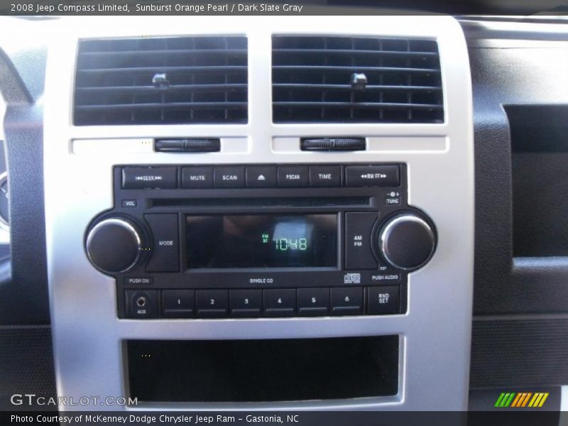 Sunburst Orange Pearl / Dark Slate Gray 2008 Jeep Compass Limited