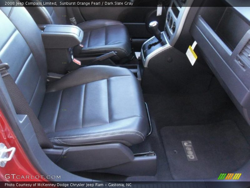Sunburst Orange Pearl / Dark Slate Gray 2008 Jeep Compass Limited