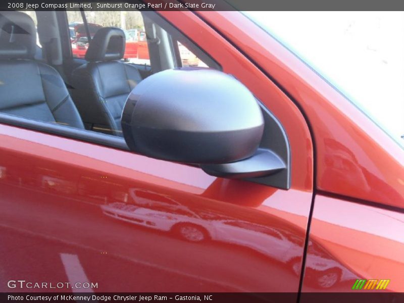 Sunburst Orange Pearl / Dark Slate Gray 2008 Jeep Compass Limited