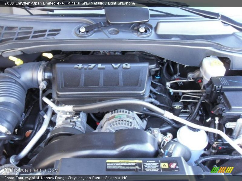 Mineral Gray Metallic / Light Graystone 2009 Chrysler Aspen Limited 4x4