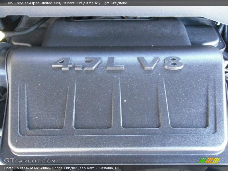 Mineral Gray Metallic / Light Graystone 2009 Chrysler Aspen Limited 4x4