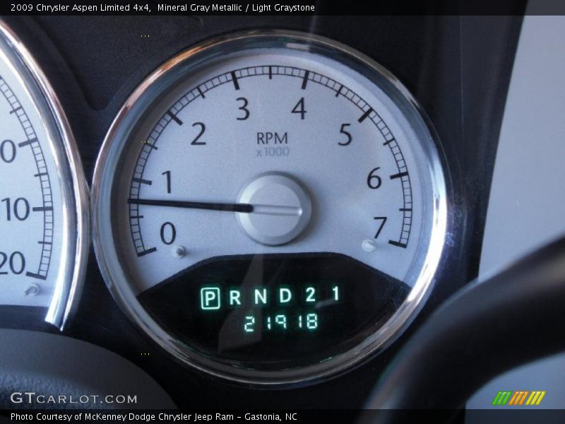 Mineral Gray Metallic / Light Graystone 2009 Chrysler Aspen Limited 4x4