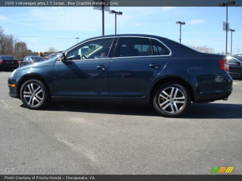 Blue Graphite Metallic / Grey 2006 Volkswagen Jetta 2.5 Sedan