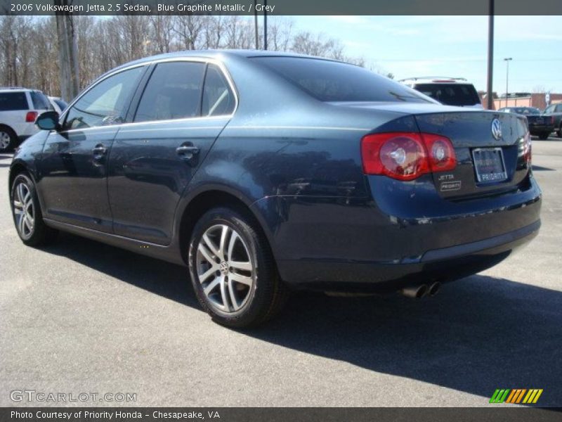 Blue Graphite Metallic / Grey 2006 Volkswagen Jetta 2.5 Sedan