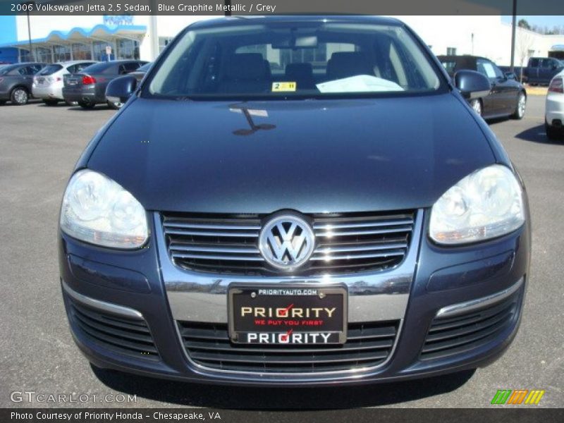 Blue Graphite Metallic / Grey 2006 Volkswagen Jetta 2.5 Sedan