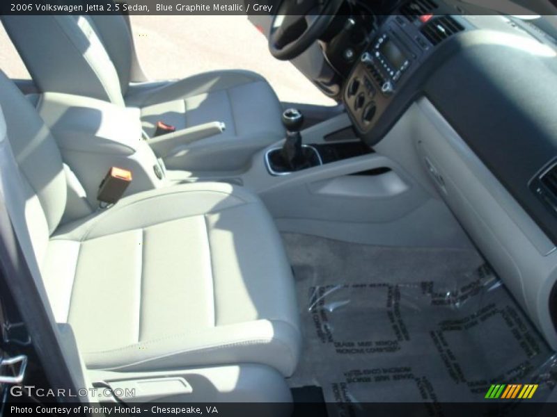 Blue Graphite Metallic / Grey 2006 Volkswagen Jetta 2.5 Sedan