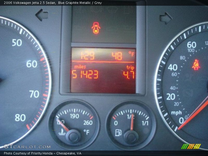 Blue Graphite Metallic / Grey 2006 Volkswagen Jetta 2.5 Sedan