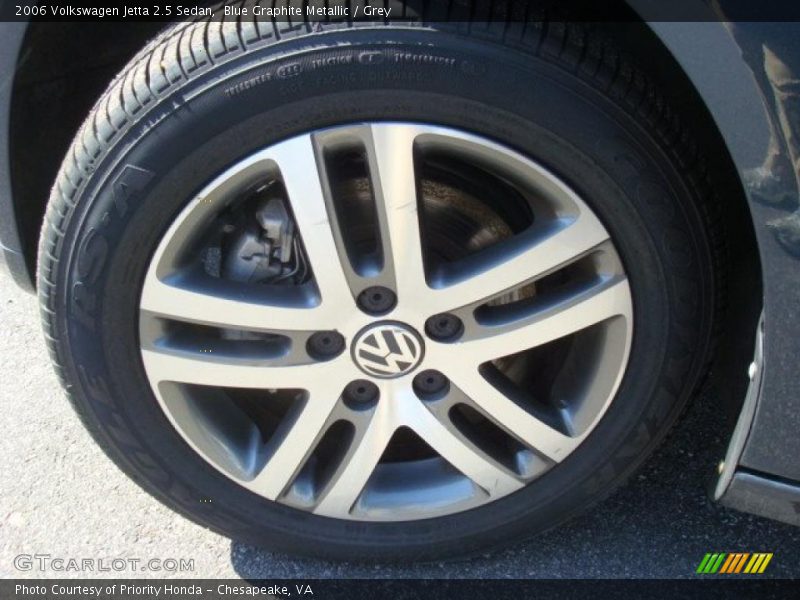 Blue Graphite Metallic / Grey 2006 Volkswagen Jetta 2.5 Sedan