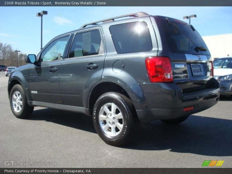 Monterey Gray Metallic / Stone 2008 Mazda Tribute i Sport