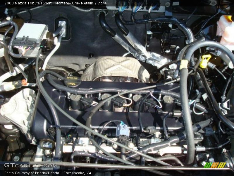 Monterey Gray Metallic / Stone 2008 Mazda Tribute i Sport