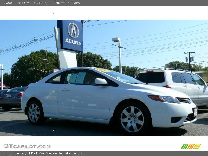Taffeta White / Ivory 2008 Honda Civic LX Coupe