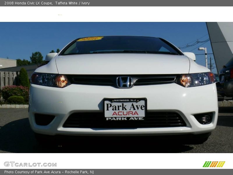 Taffeta White / Ivory 2008 Honda Civic LX Coupe