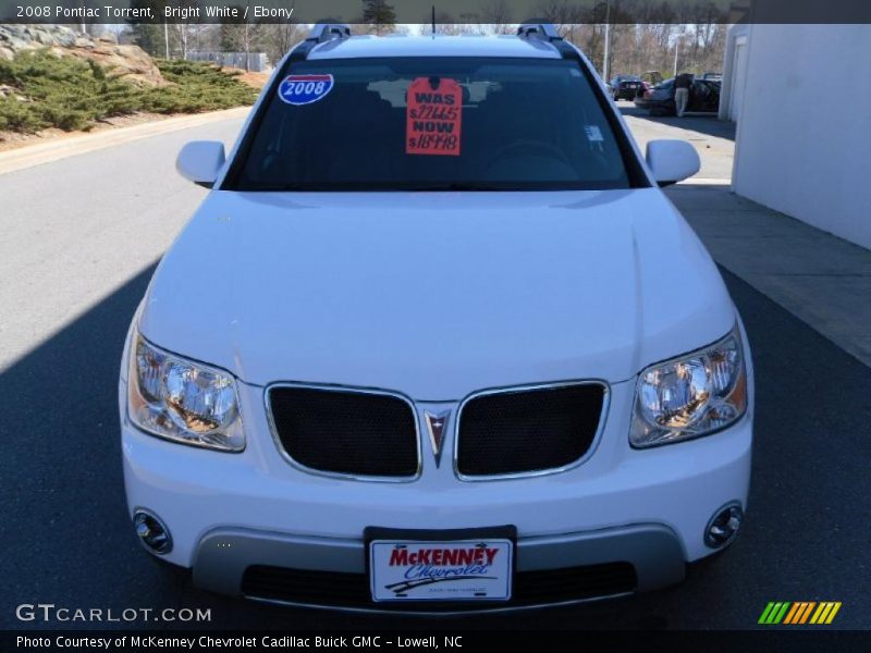 Bright White / Ebony 2008 Pontiac Torrent