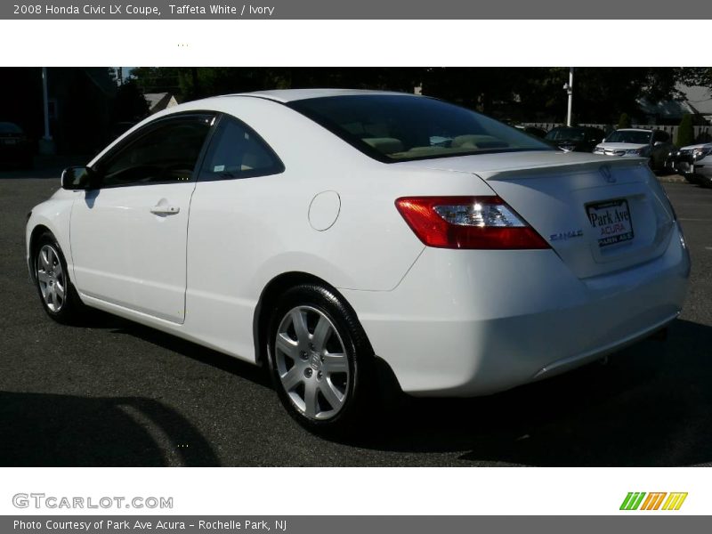 Taffeta White / Ivory 2008 Honda Civic LX Coupe