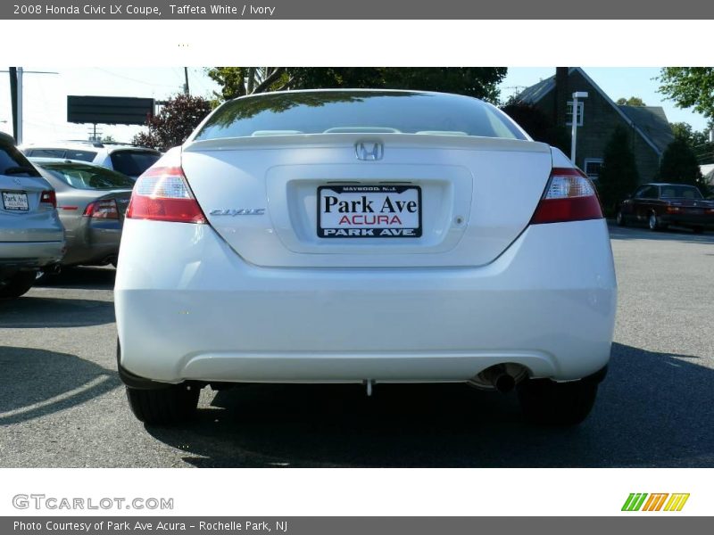 Taffeta White / Ivory 2008 Honda Civic LX Coupe