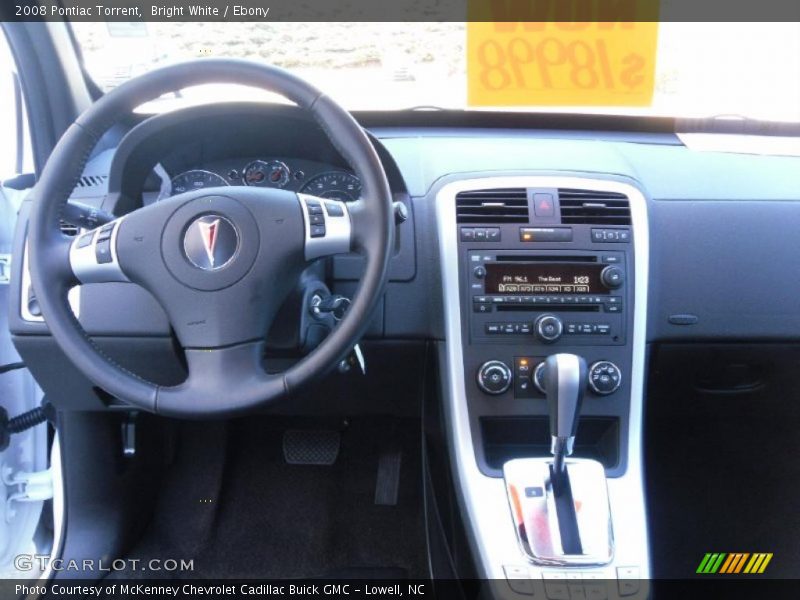 Bright White / Ebony 2008 Pontiac Torrent