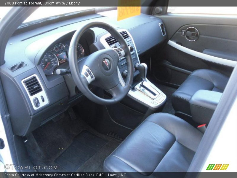 Bright White / Ebony 2008 Pontiac Torrent
