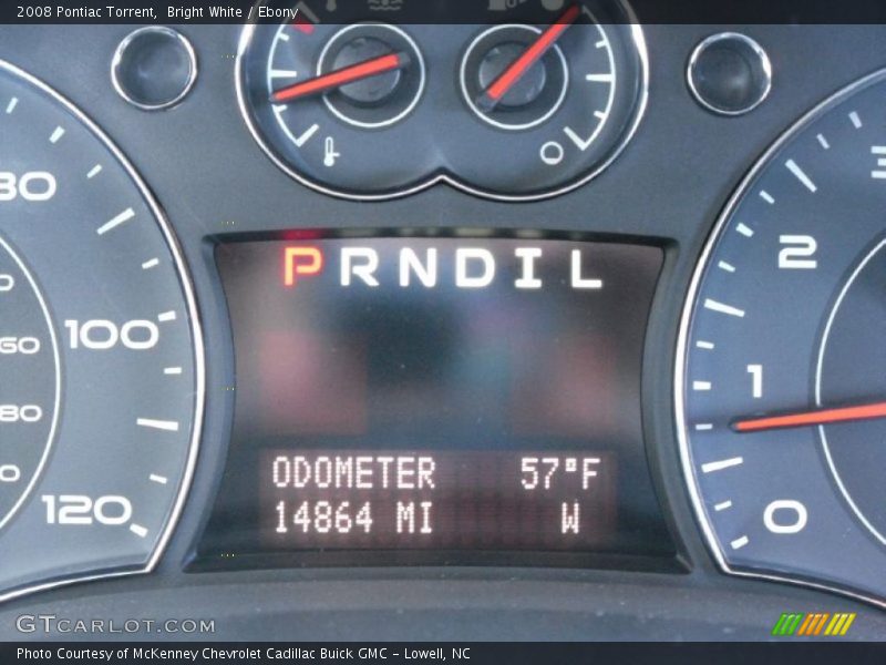 Bright White / Ebony 2008 Pontiac Torrent