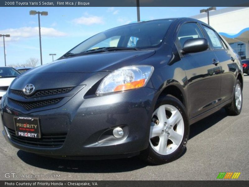 Flint Mica / Bisque 2008 Toyota Yaris S Sedan
