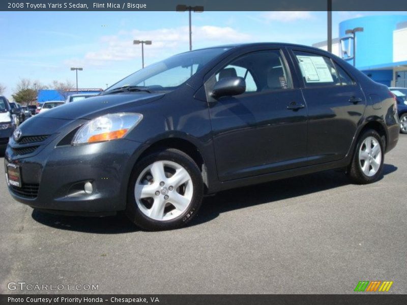 Flint Mica / Bisque 2008 Toyota Yaris S Sedan