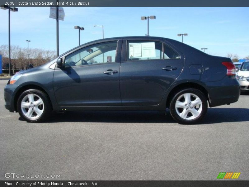 Flint Mica / Bisque 2008 Toyota Yaris S Sedan