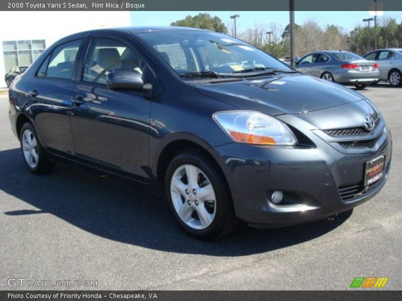 Flint Mica / Bisque 2008 Toyota Yaris S Sedan