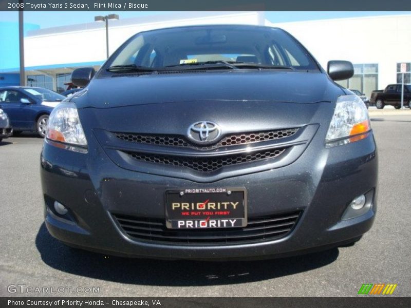 Flint Mica / Bisque 2008 Toyota Yaris S Sedan