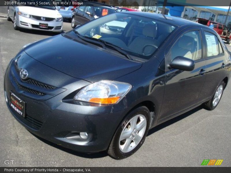 Flint Mica / Bisque 2008 Toyota Yaris S Sedan