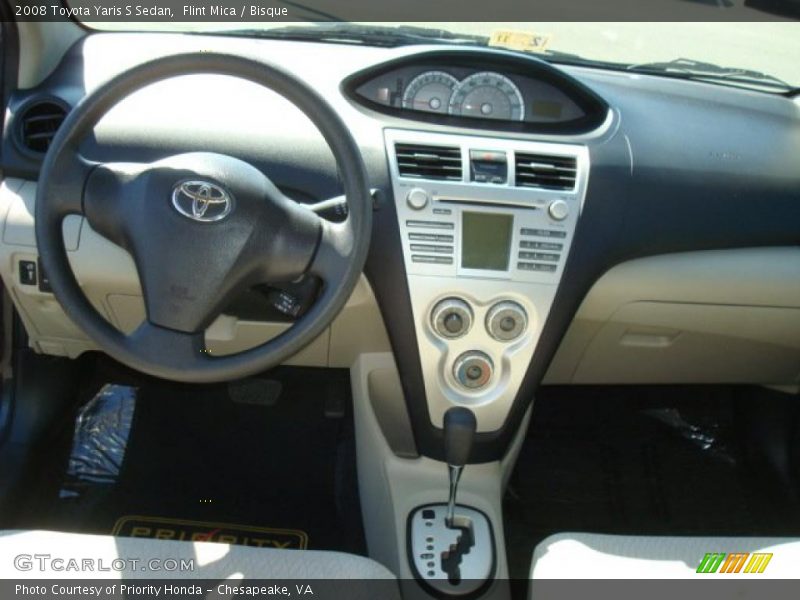 Flint Mica / Bisque 2008 Toyota Yaris S Sedan
