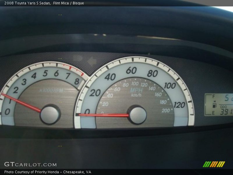 Flint Mica / Bisque 2008 Toyota Yaris S Sedan