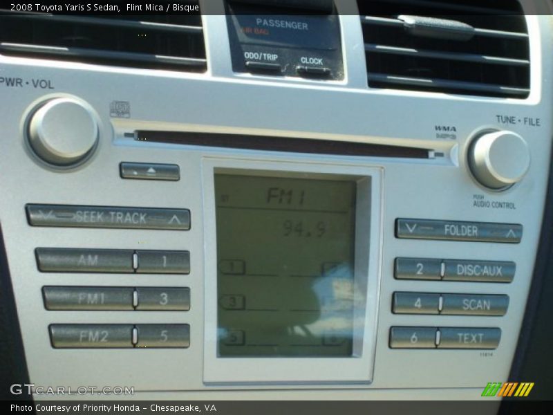 Flint Mica / Bisque 2008 Toyota Yaris S Sedan
