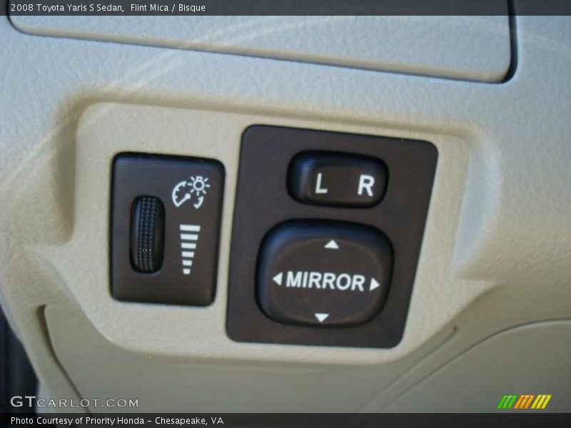 Flint Mica / Bisque 2008 Toyota Yaris S Sedan