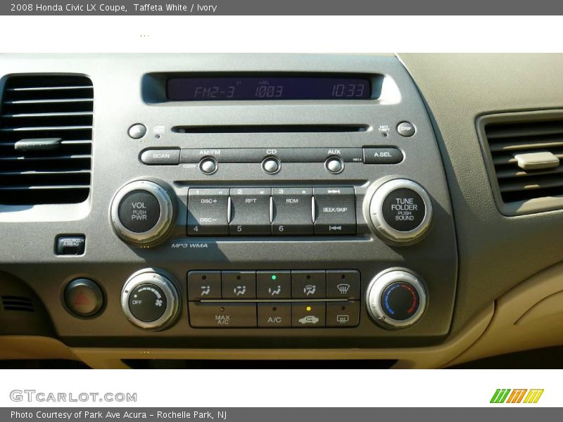 Taffeta White / Ivory 2008 Honda Civic LX Coupe