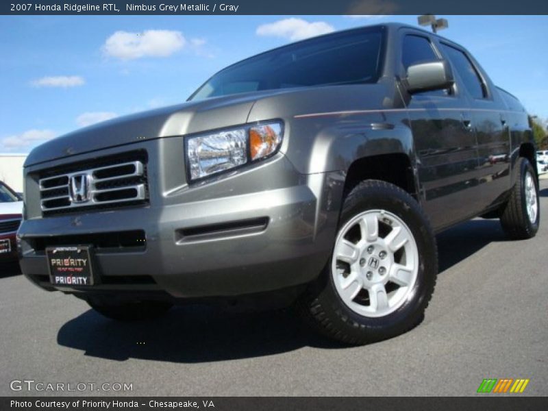 Nimbus Grey Metallic / Gray 2007 Honda Ridgeline RTL