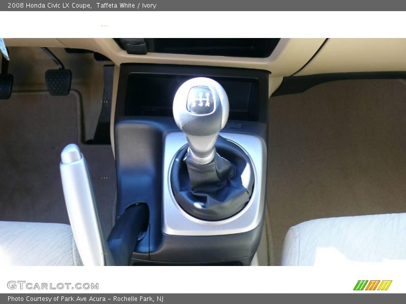 Taffeta White / Ivory 2008 Honda Civic LX Coupe